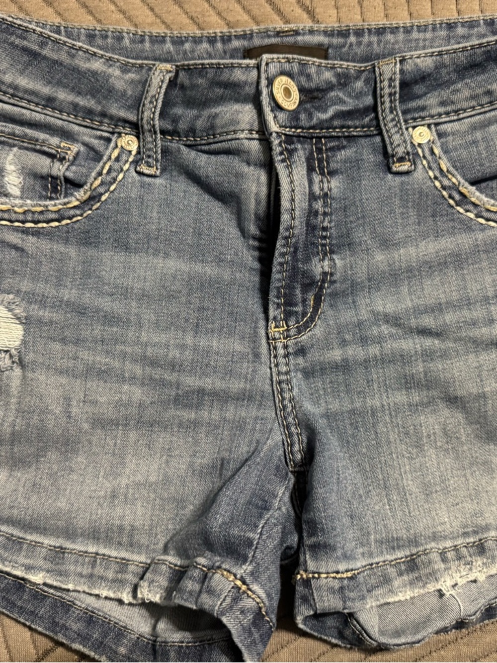 Silver Jeans Light Blue Denim Jean Shorts
